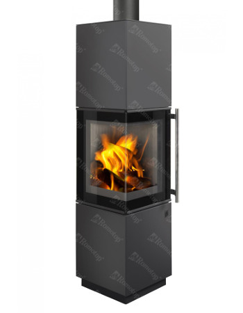 Romotop ESQUINA steel - Kamīnkrāsnis ROMOTOP Romotop ESQUINA steel