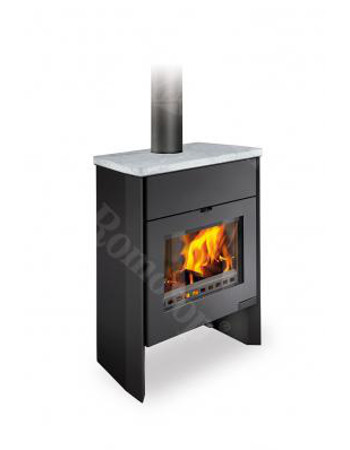 Romotop RIANO 03W ar siltummaini - Kamīnkrāsnis ROMOTOP Romotop RIANO 03W ar siltummaini