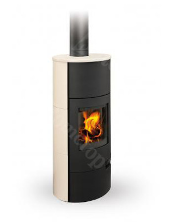Romotop LUGO 01 WE ceramic ar centrālo apkuri - Kamīnkrāsnis ROMOTOP Romotop LUGO 01 WE ceramic ar centrālo apkuri